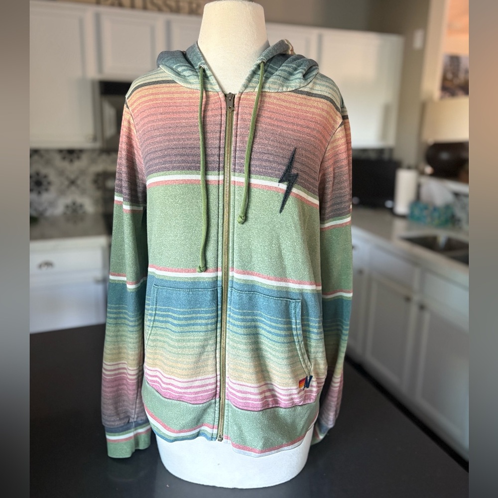 Aviator Nation Serape Bolt Stitch Hoodie